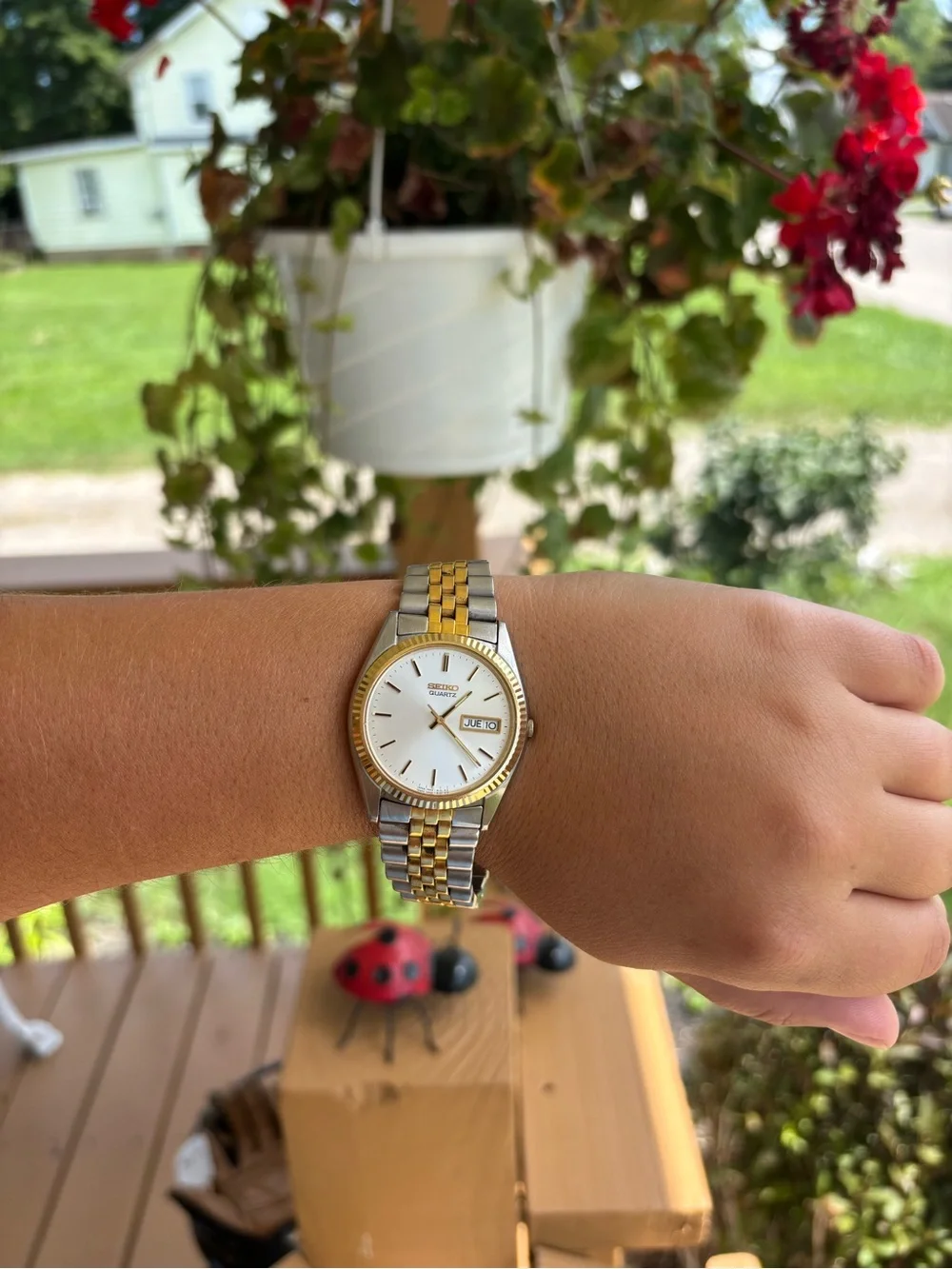 Men’s vintage Seiko Two-Tone Gold and Silver Watch